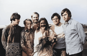Beach Boys con el Maharishi.