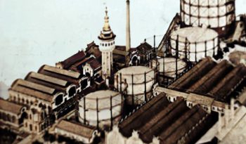 torre de les aigues y gasometro