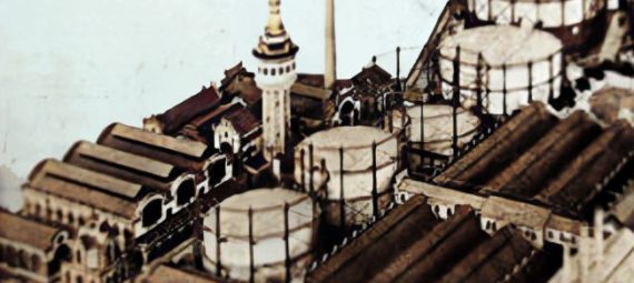 torre de les aigues y gasometro