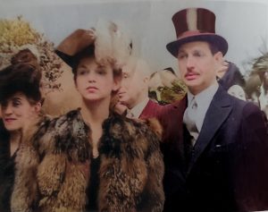 Leo Rowe y su esposa