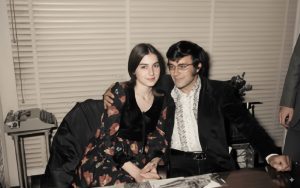 Albano Romina en la terraza Martini 1969