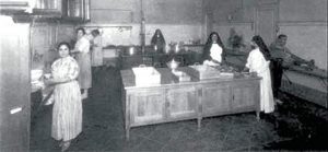 cocina del hospital 1930