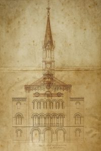 1867 primer proyecto para la universidad de Barcelona.