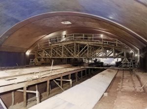 obras estación de metro Fabra i Puig
