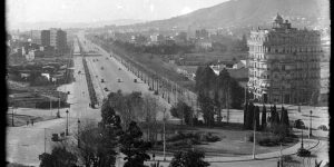La avenida Diagonal y la plaza de Francesc Macià en 1934